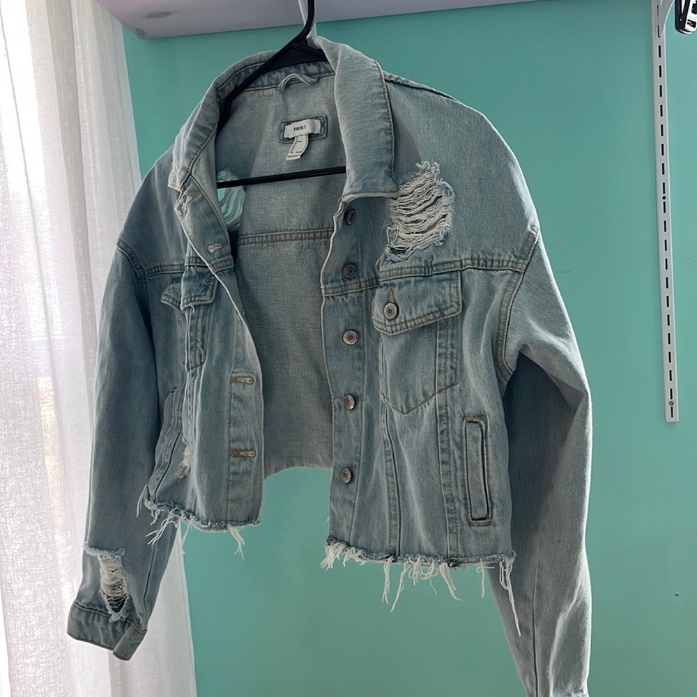 Forever 21 short Jean jacket